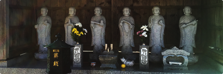紫雲寺の六地蔵菩薩